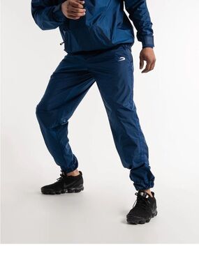 Men's Navy Boxraw Sauna pants